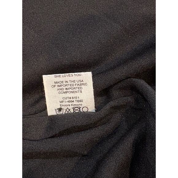 Show Me Your Mumu “Encore” Kimono in Midnight Black Sequins – NWT Small - Picture 10 of 10